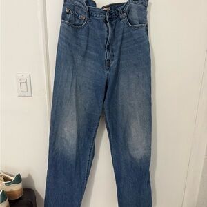 Levi Ribcage Wide Leg Jeans